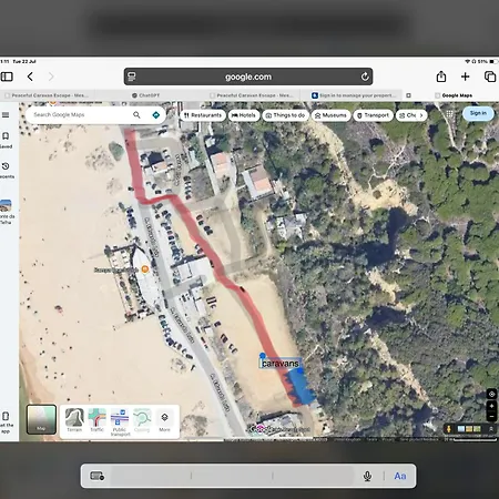 Peaceful Caravan Escape