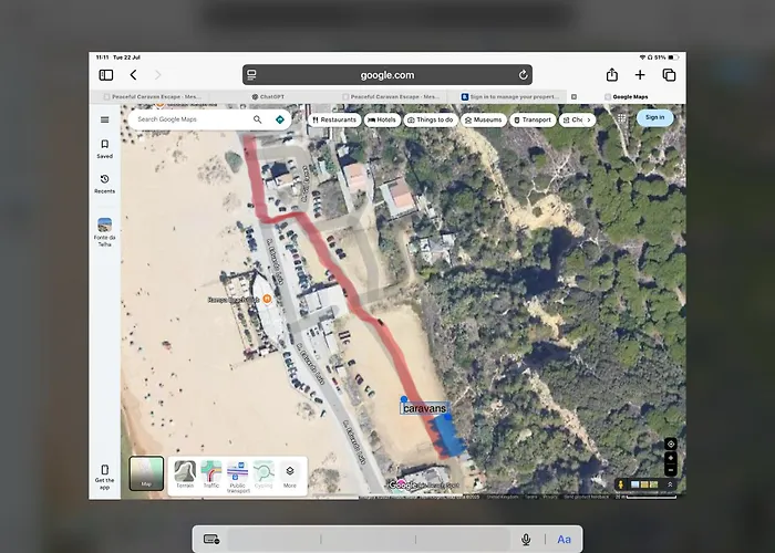 Peaceful Caravan Escape